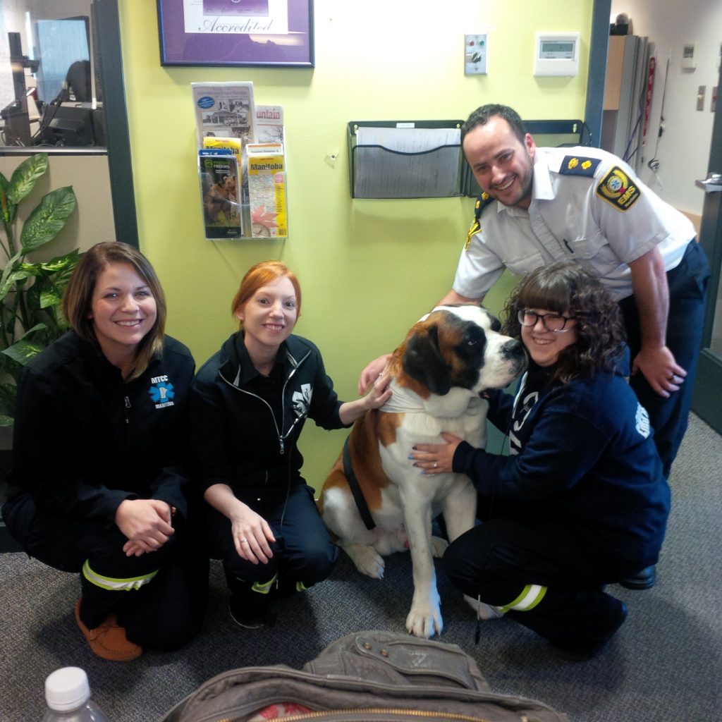 MTCC receives a visit from Therapy Dog